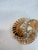 Mid-Century Modern Mid‑Century Jomaz Gold‑Tone Architectural Medallion Brooch With Crystal Crescent For Sale - Image 3 of 6