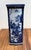 18” Tall Square Blue and White Chinoiserie Ceramic Vase For Sale In San Diego - Image 6 of 10