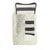 Contemporary Outdoor Micro The Gift Cushion in Striped Carbon and White by Lorenza Briola for Lo Decor For Sale - Image 3 of 3