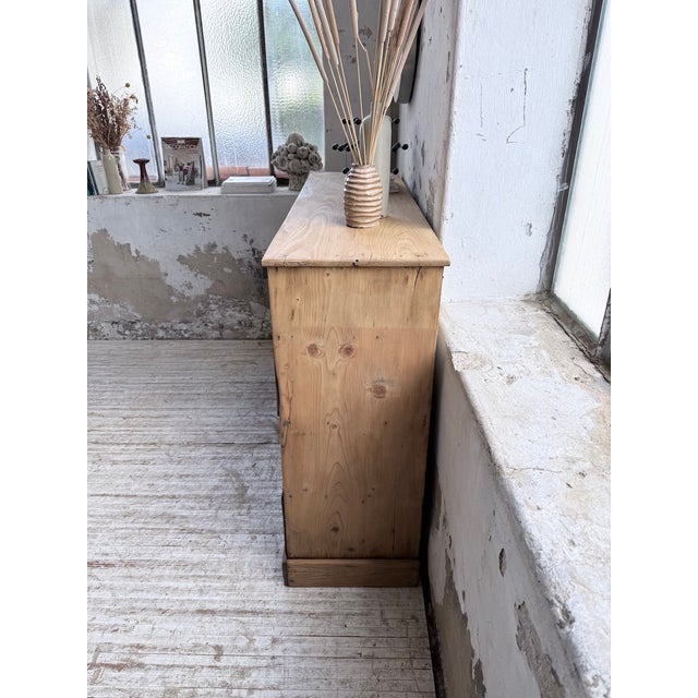 Pine Workshop Cabinet with Drawers, 1950s For Sale - Image 10 of 18