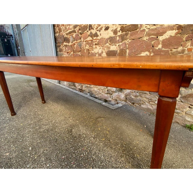 1920s Large Alsatian Bistro Restaurant Cafe Table, 1920s For Sale - Image 5 of 13