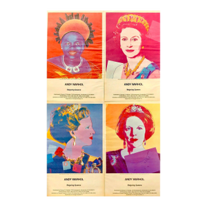 1980s Andy Warhol Queens Advertisements - Set of 4