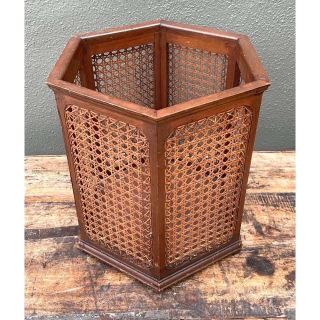 Wood Vintage Two Drawer Wooden Storage Box For Sale - Image 7 of 12