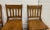 Early 20th Century Vintage Oak Slat Back Pub Chairs Dining Chairs - Set of 6 For Sale - Image 5 of 8
