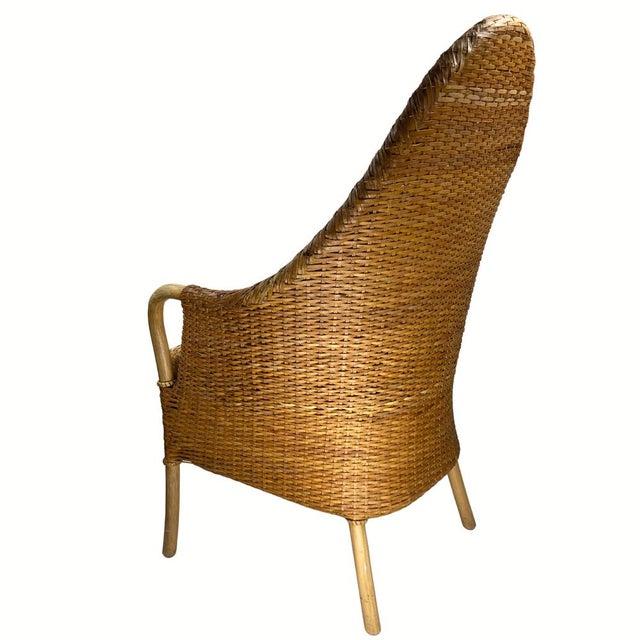 Webbing, Leather and Beech Armchair, 1970s For Sale - Image 17 of 18