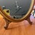 Wood 1920s Art Deco Gilded Gold Footed Vanity Mirror For Sale - Image 7 of 9