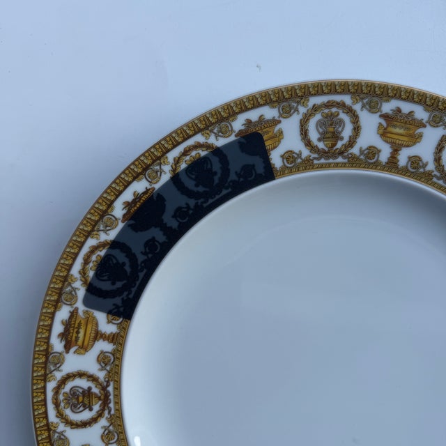 I Love Baroque and Roll Dinner Plates by Versace for Rosenthal, 2000s, Set of 6 For Sale - Image 10 of 12