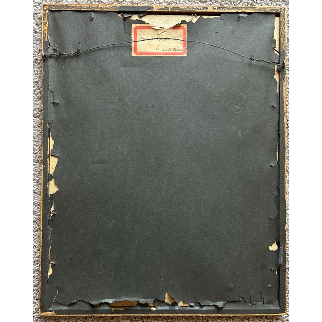 Printmaking Materials Original Antique Framed 1909 Mezzotint Etching Portrait of a Woman For Sale - Image 7 of 7