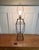 Early 2000s Open Cage Table Lamp With Shade For Sale In Boston - Image 6 of 13