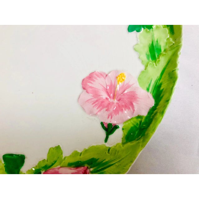 1960s Ten Floral Italian Luncheon Plates For Sale - Image 4 of 6