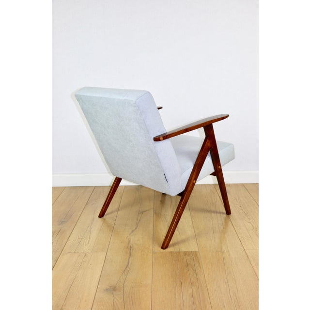 Vintage Like Var Armchair in Blue Turquoise, 1970s For Sale - Image 9 of 12