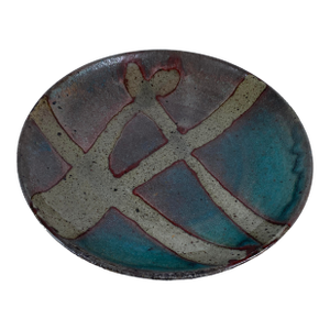 Modern Ceramic Bowl, Hand-Crafted, Glazed, 1960s