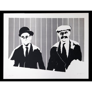 Pino Reggiani, Pioneers, Original Lithograph, 1970s For Sale