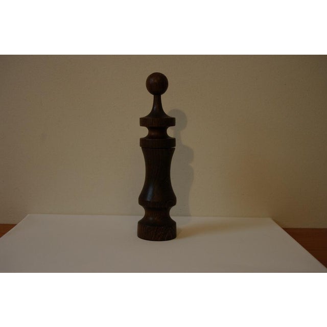 Brown Vintage Wenge Wood Pepper Mill from Laurids Lonborg, Denmark, 1960s For Sale - Image 8 of 12