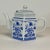 Ceramic Vintage Italian Tuscany Style Blue and White Porcelain Tea Pot For Sale - Image 7 of 10