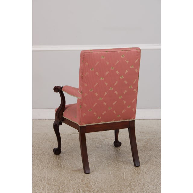 Georgian Chippendale Style Mahogany Arm Chair For Sale In Philadelphia - Image 6 of 16