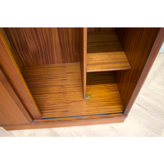 Wood Teak Tambour Wardrobe from Austinsuite, 1960s For Sale - Image 7 of 11