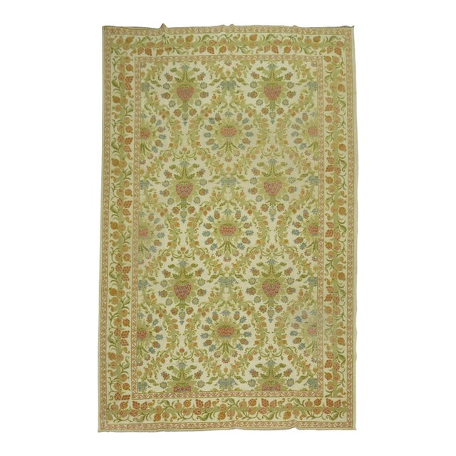 Vintage Zabihi Collection Spanish Cuenca Carpet - 8'4" x 14' For Sale