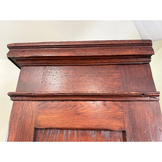 Early 20th Century Quarter Sawn Oak Tall Cabinet / Pantry For Sale - Image 15 of 18