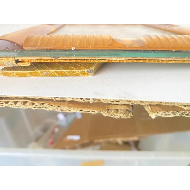 Pink Art Deco Picture Frame in Pink, France, 1930s For Sale - Image 8 of 10