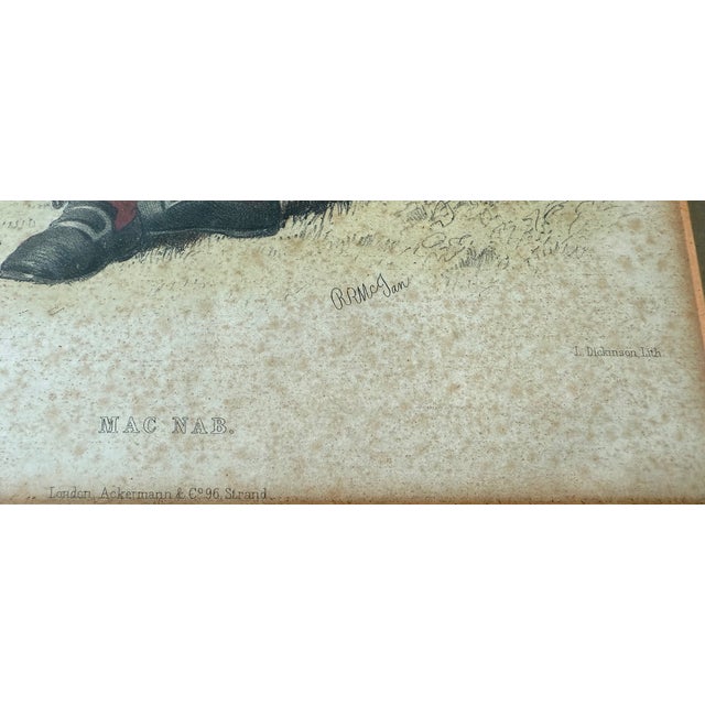 Pair of Framed Hand Colored Lithographs of "The Clans of the Scottish Highlands" by Robert Ronald McIan For Sale - Image 13 of 16