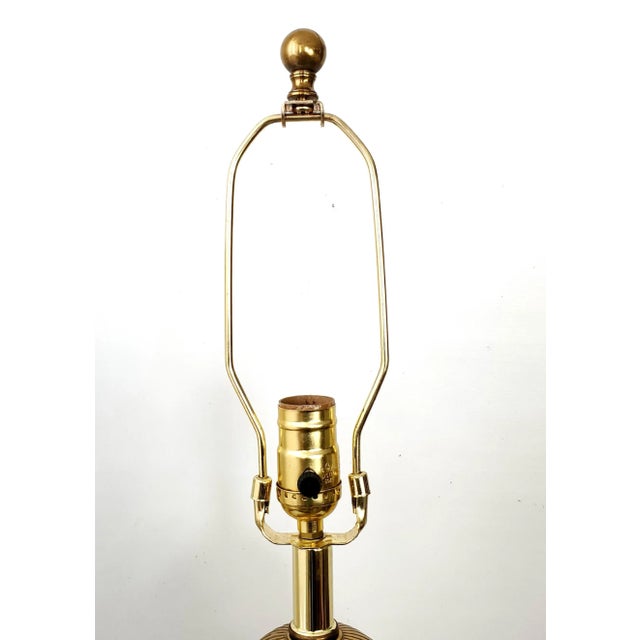 Lamp Ginger Jar Brass For Sale - Image 10 of 13