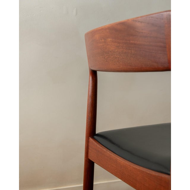 Danish Modern Teak Dining Chairs by Johannes Nørgaard, 1960s, Set of 5 For Sale - Image 12 of 18