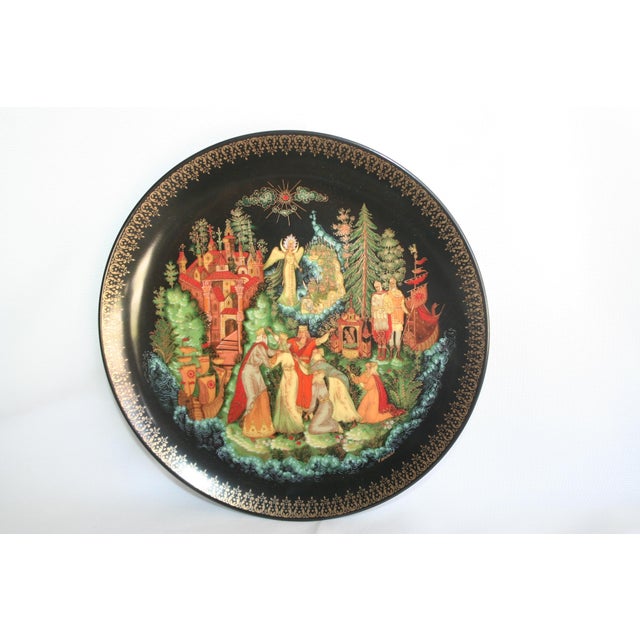 1990s Russian Legends Porcelain Plates - 9 Stories in Russian For Sale - Image 18 of 18