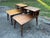 Mid-Century Modern Mid Century Pair Vintage Maple Colonial Style Step End Tables, Set of Two For Sale - Image 3 of 11