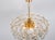 Chandelier Gilt Brass and Crystal Glass from Kinkeldey, Germany, 1970s For Sale - Image 6 of 15