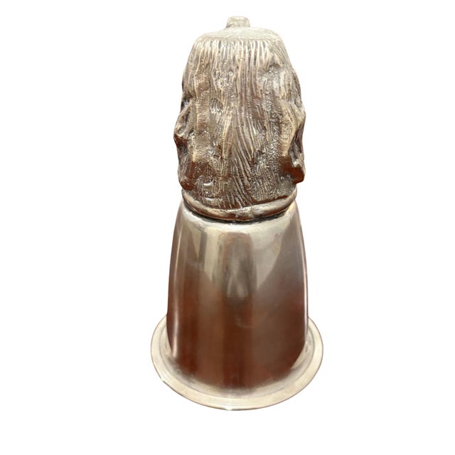 Vintage Gucci Silver-Tone Hound Dog Stirrup Cup For Sale In Charlotte - Image 6 of 7