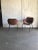 Set of Mid-Century Leatherette Armchairs, 1960s For Sale - Image 4 of 5