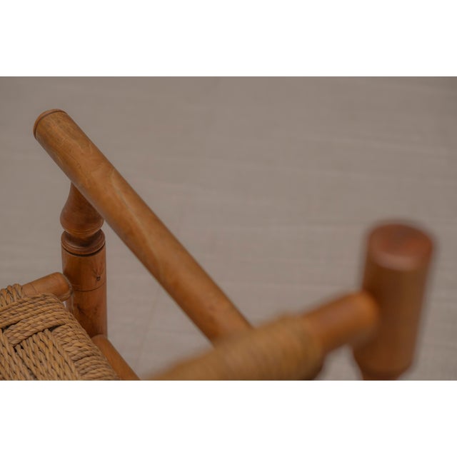 Vintage French Armchair by Adrien Audoux & Frida Minet, 1950s For Sale - Image 4 of 14