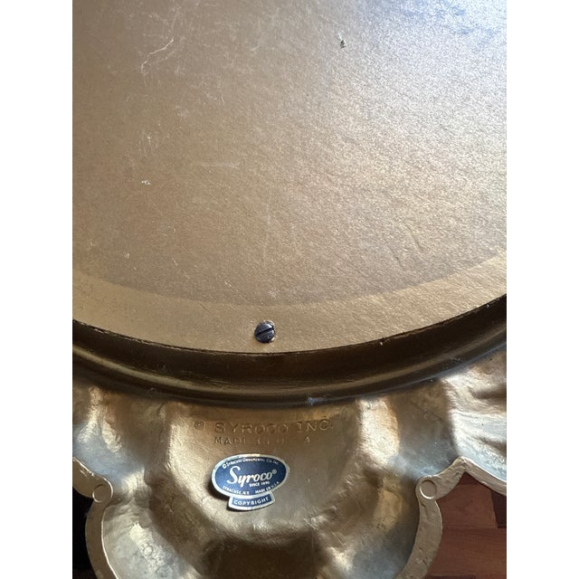 Glass 1990s Eagle Gold Mirror For Sale - Image 7 of 8