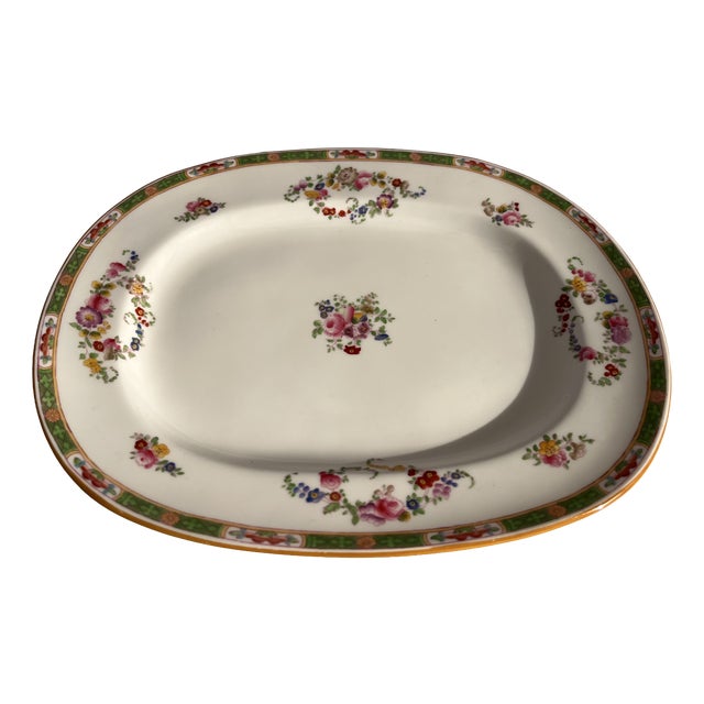 Antique Porcelain Serving Platter from Minton, 1905 For Sale
