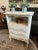 Cream Vintage Country French Occasional Painted Cabinet Nightstand - Mid 20th C For Sale - Image 8 of 9