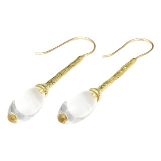 18/14KY Crystal Dangles Earings, 2 Pieces For Sale