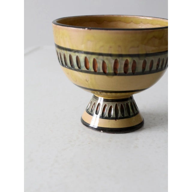 Mid-Century Modern Mid Century Modern Pottery Vase For Sale - Image 3 of 9