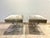 Mid-Century Modern 1970s Pair of Accent Stools, Ottomans in Chromed Steel & Velvet For Sale - Image 3 of 14