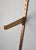 Wood Vintage 1970s Three Tier Open Hardwood Wall Mount Shelves W Adjustable Bracket Brass Rails For Sale - Image 7 of 10