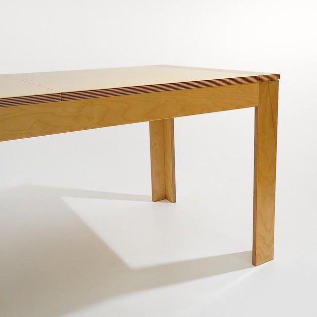 Maple Table with Extendable Top, 1970s For Sale - Image 13 of 15