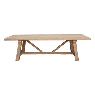Languedoc, 108" Reclaimed Wood Tavern Dining Table For Sale