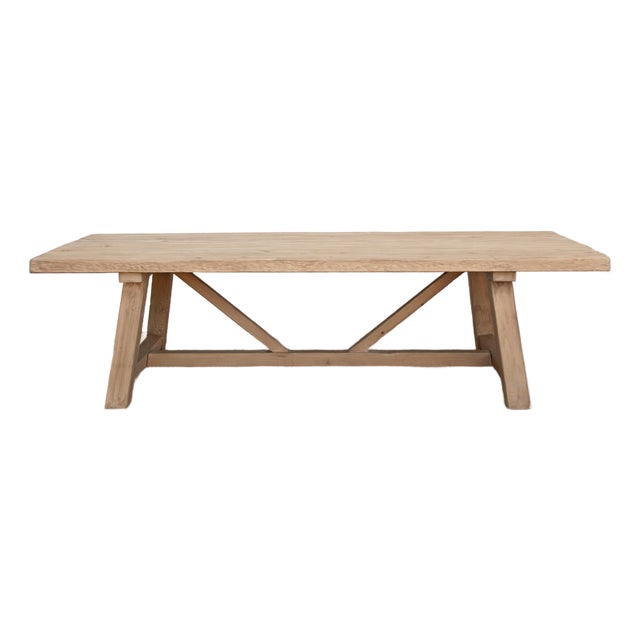 Languedoc, 108" Reclaimed Wood Tavern Dining Table For Sale
