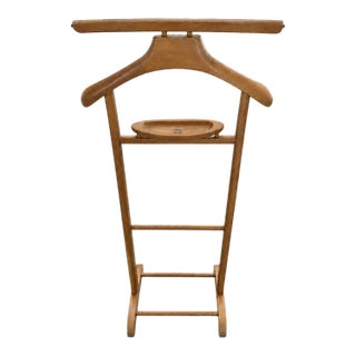 Mid 20th Century s.p.q.r Italian Wooden Valet Stand For Sale