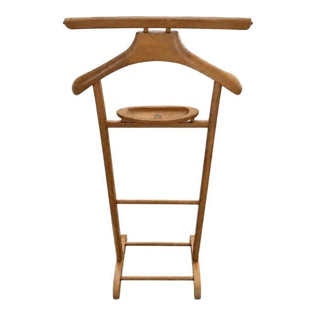 Mid 20th Century s.p.q.r Italian Wooden Valet Stand For Sale