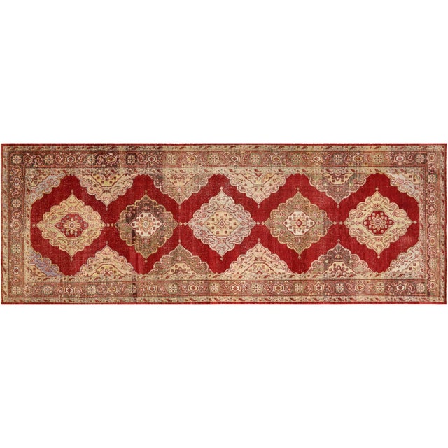 1960s Turkish Oushak Rug For Sale In Los Angeles - Image 6 of 6