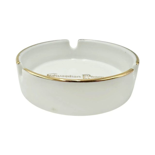 Mid 20th Century Vintage Edwardian Room Plaza Hotel Nyc Ashtray New York For Sale - Image 5 of 12