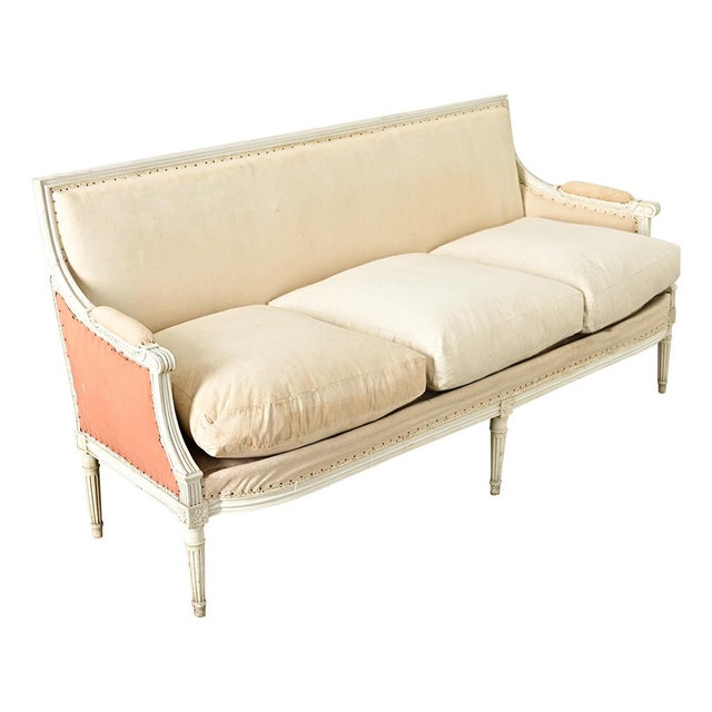 French 19th Century Louis XVI Style Sofa For Sale - Image 10 of 10