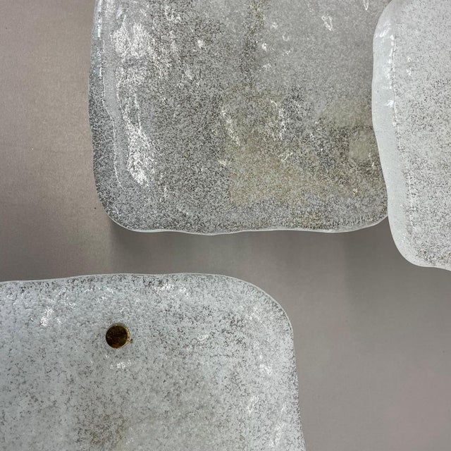 Hollywood Regency Ice Glass Wall Lights from Kalmar Leuchten, 1960s, Set of 2 For Sale - Image 15 of 18