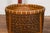 Mid 20th Century Woven Rattan Basket on Legs with Greek Key Motifs For Sale - Image 9 of 12